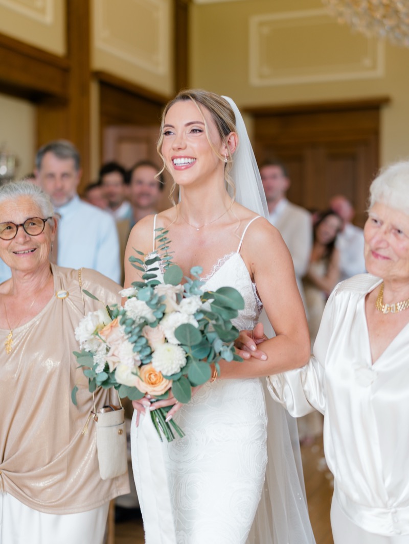 Bride on her wedding day